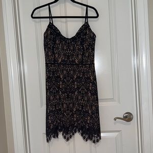 FOR LOVE & LEMONS black lace dress